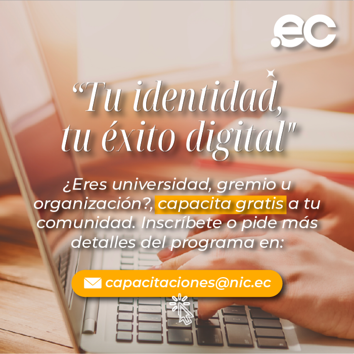 NIC.EC está llevando el conocimiento digital a otro nivel.