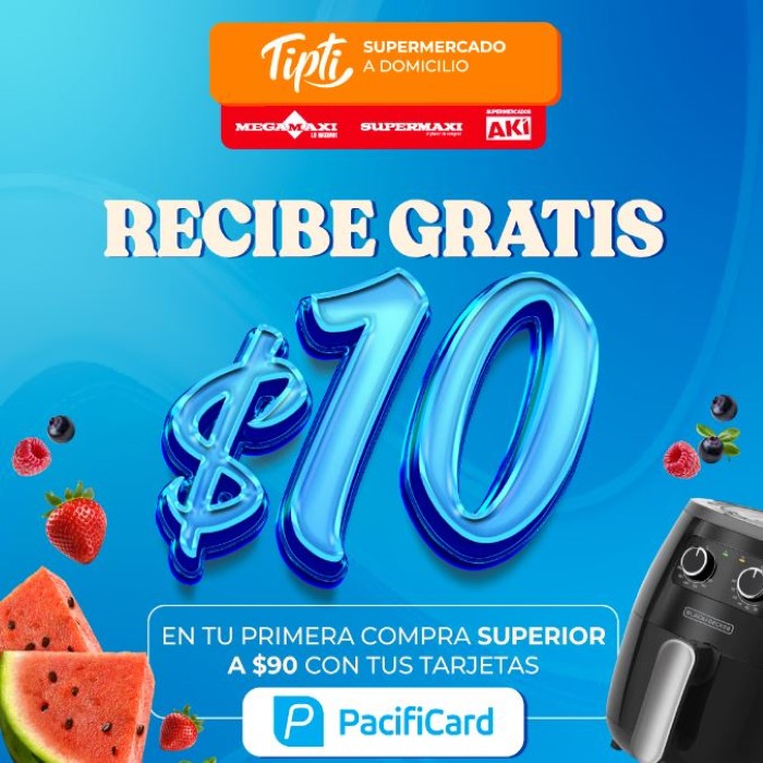 Recibe $10 en TIPTI
