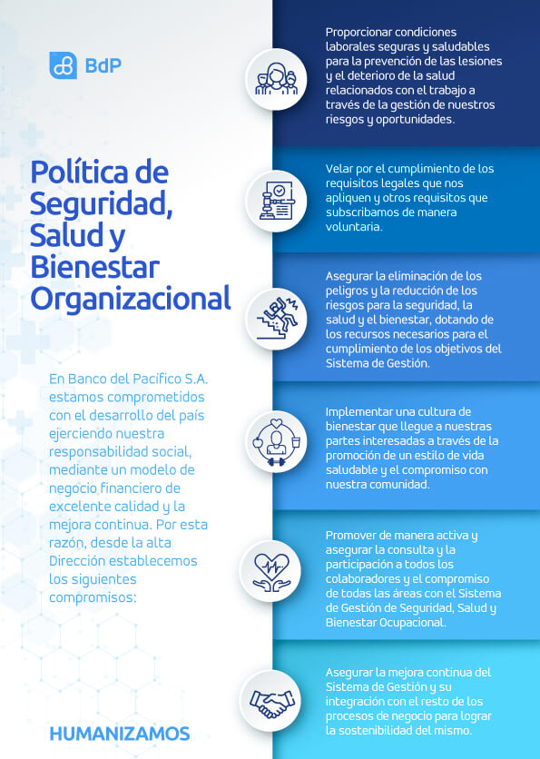 Política de Seguridad, Salud y Bienestar Organizacional