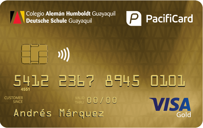 Visa Colegio Alemán Humboldt Guayaquil Oro