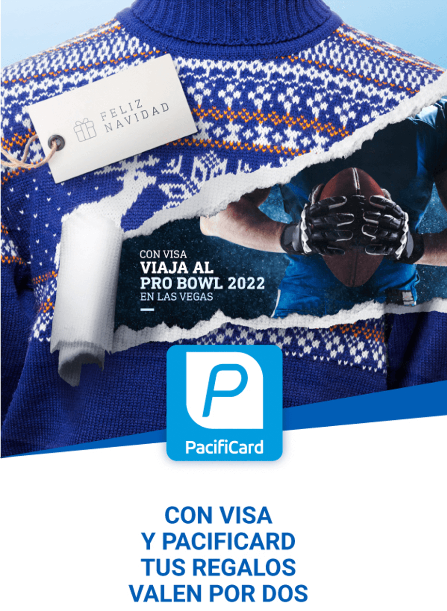 Con Visa PacifiCard, tus regalos valen por dos