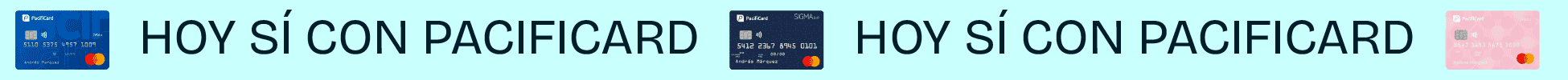 Tarjetas PacifiCard