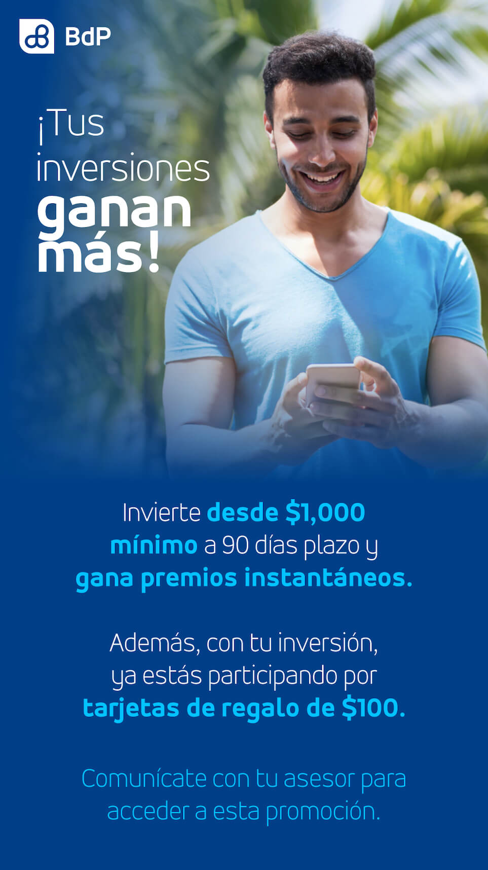 ¡Tus inversiones ganan más!