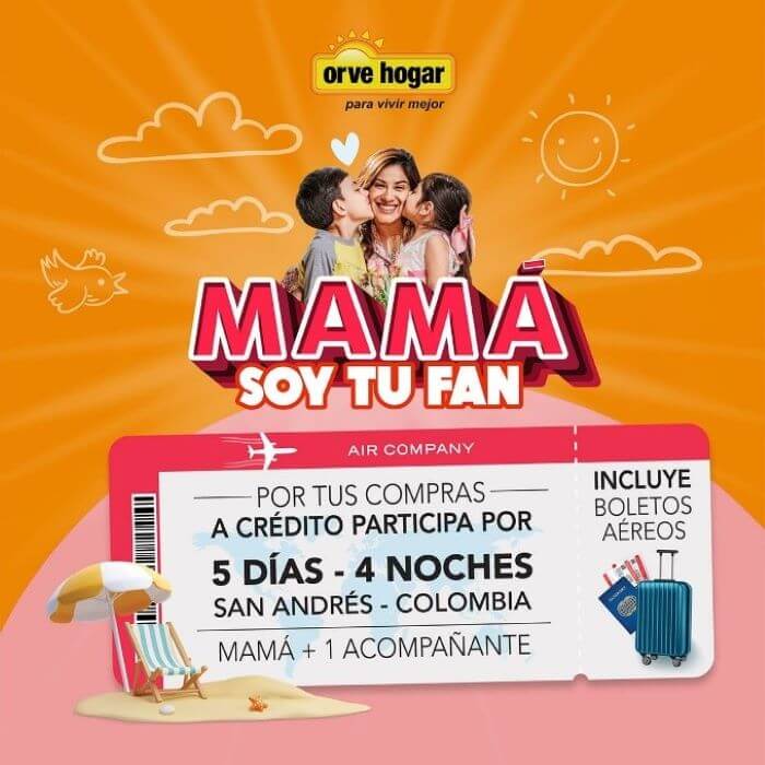 ¡Gana para mamá un viaje a San Andrés!