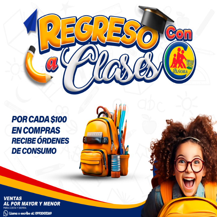 Regreso A Clases con Corporación Pañora