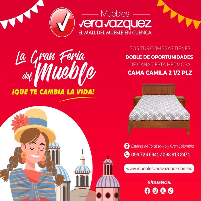 LA GRAN FERIA DE MUEBLES VERA VAZQUEZ