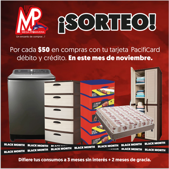 PROMOCION BLACK FRIDAY SORTEO PACIFICARD