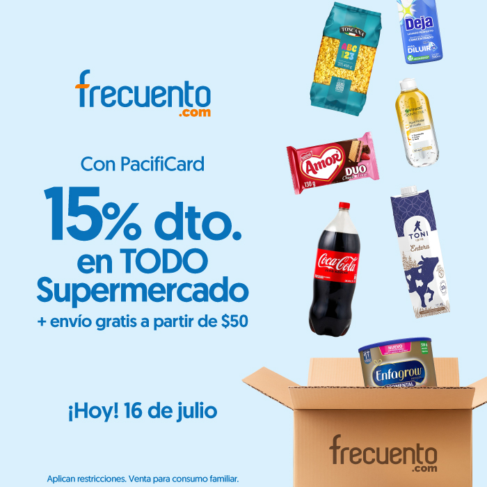 15% OFF FRECUENTO