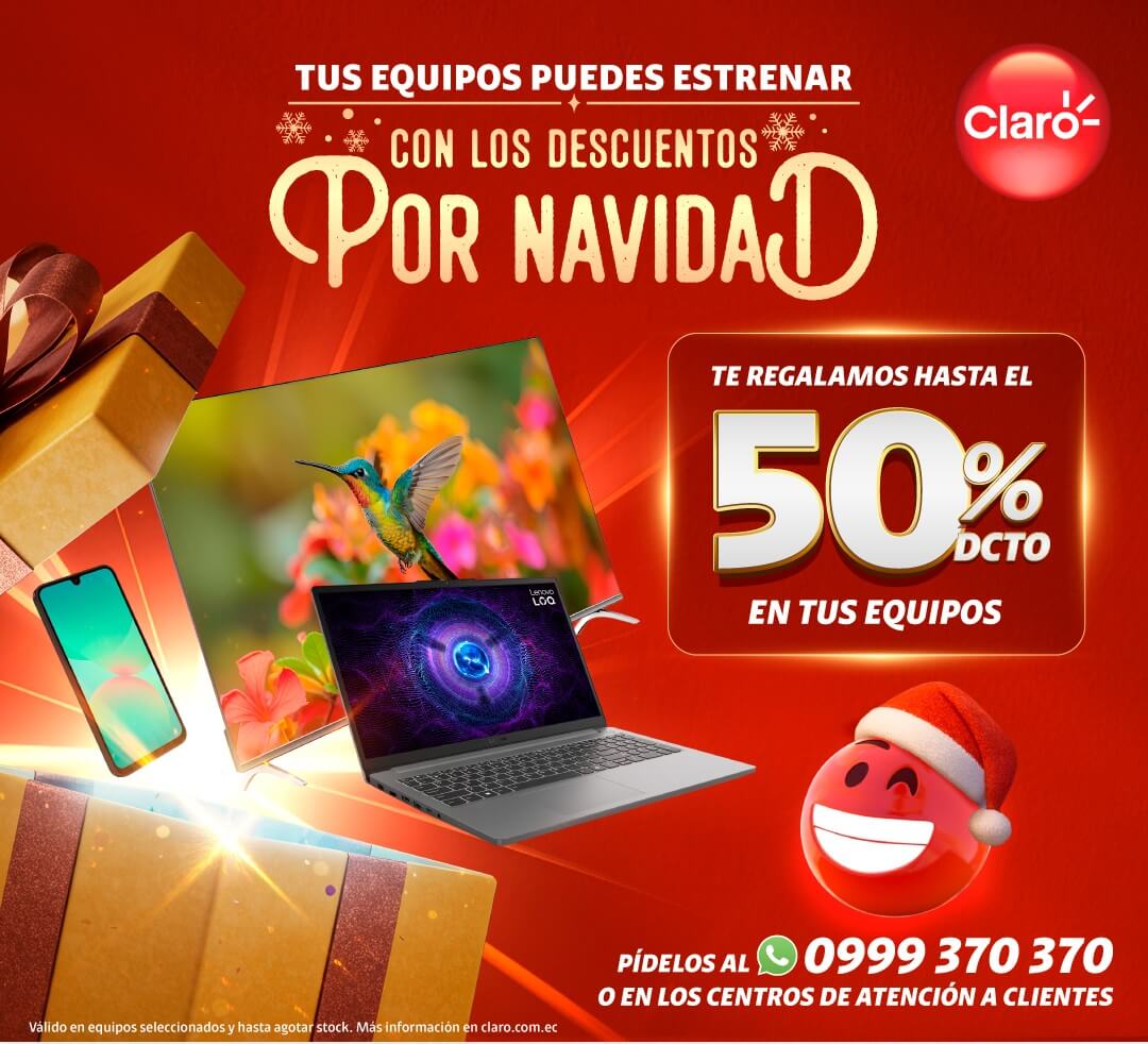 Descuentos por navidad en CLARO con PacifiCard