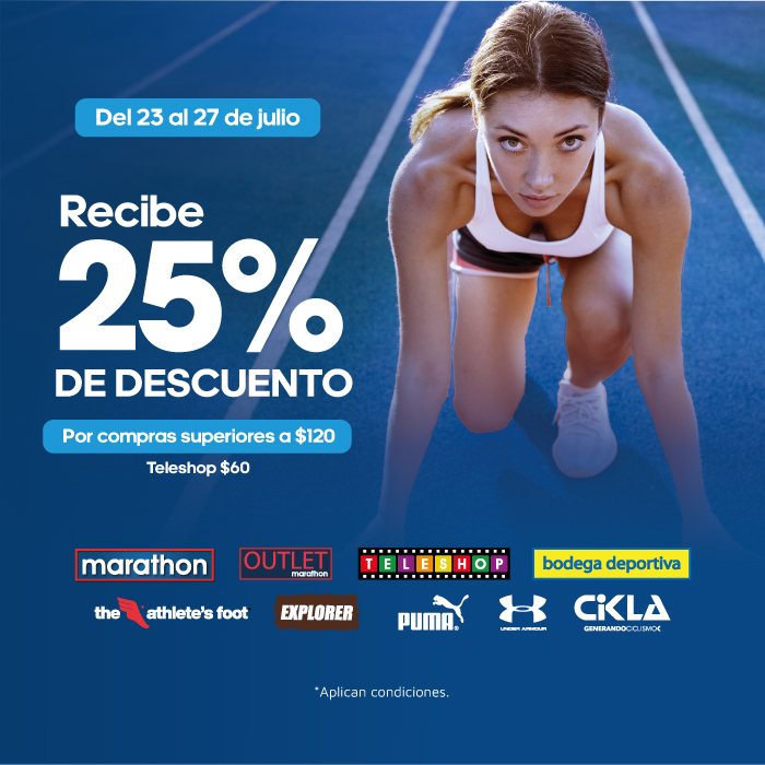 Del 23 al 27 de julio 25% OFF con PacifiCard