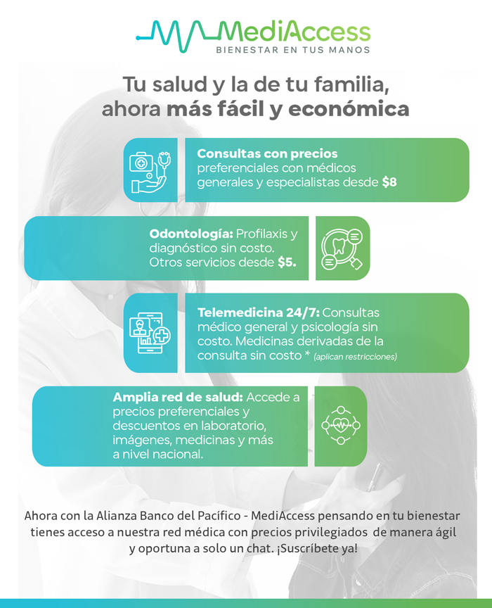 MediAcces y Banco del Pacífico
