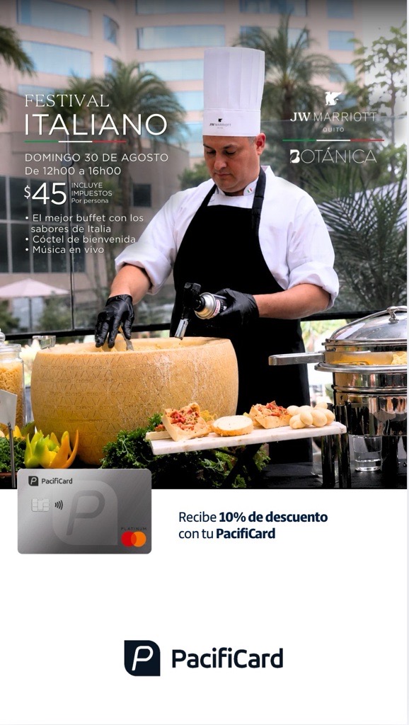 HOTEL JW MARRIOTT - BOTANICA - FESTIVAL ITALIANO