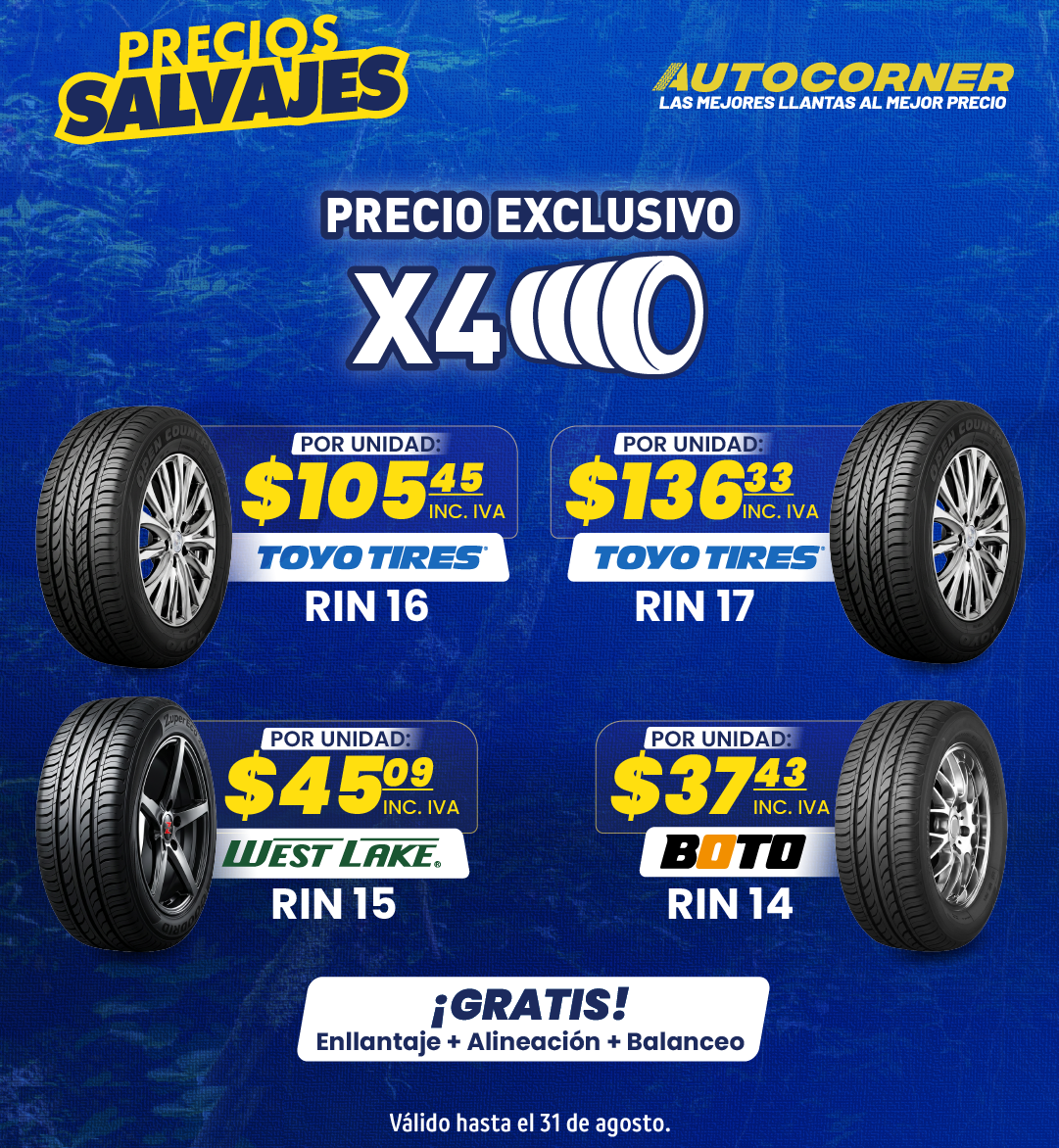 PRECIOS SALVAJES EN AUTOCORNER