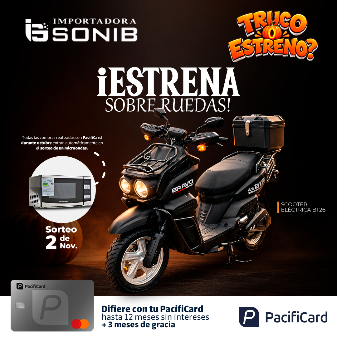 EN IMPORTADORA SONIB ESTRENA SOBRE RUEDAS CON PACIFICARD