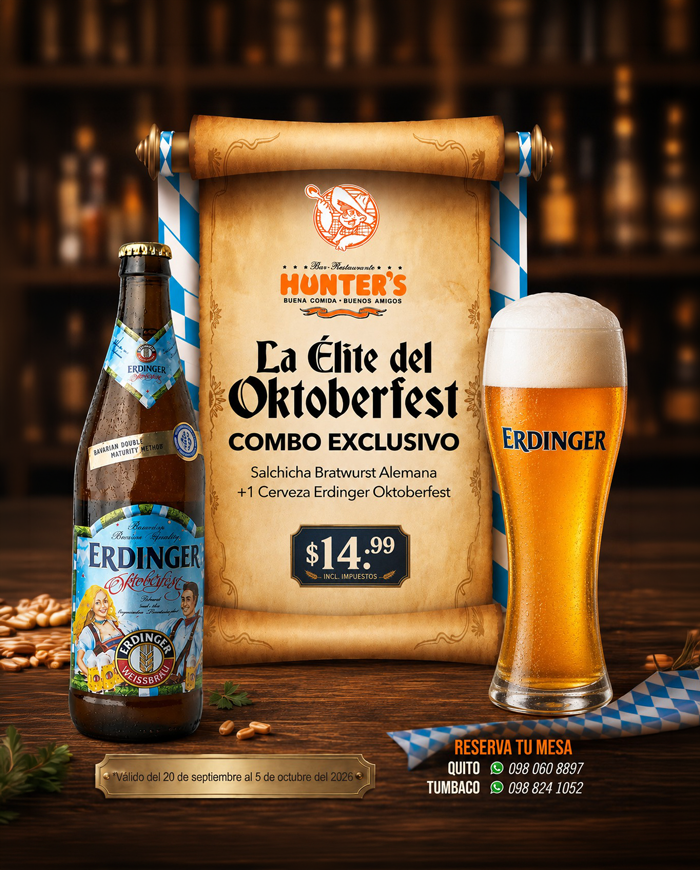Hunter's te invita a celebrar el Oktoberfest
