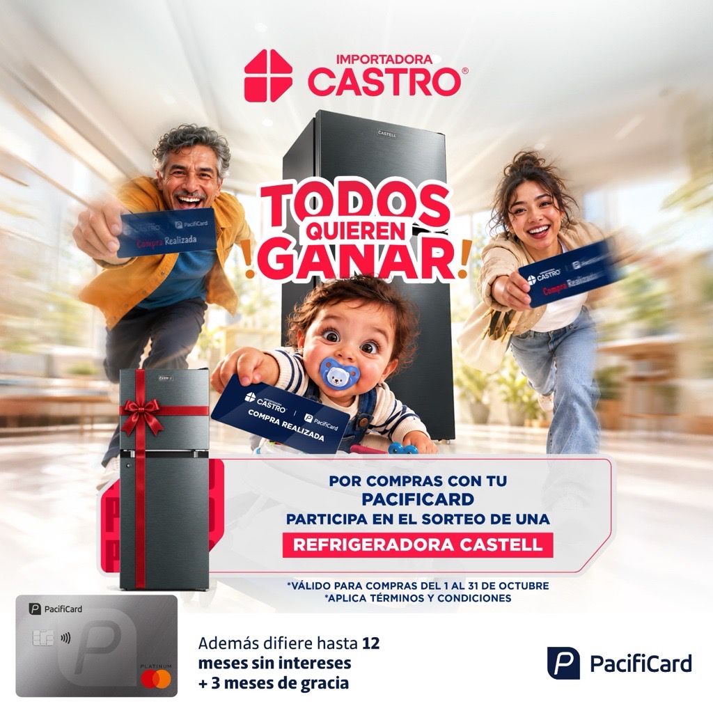 CON IMPORTADORA CASTRO EN OCTUBRE TUS COMPRAS TIENEN PREMIO