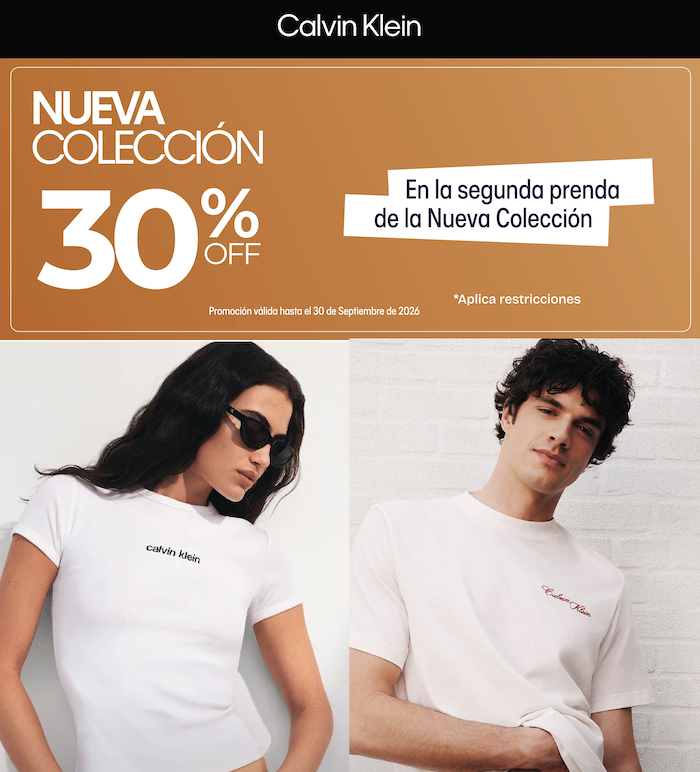 La nueva colección con 30%OFF