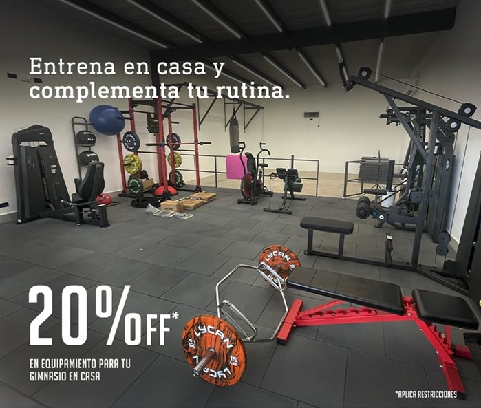 EQUIPA TU CASA Y ENTRENA SIN LIMITES