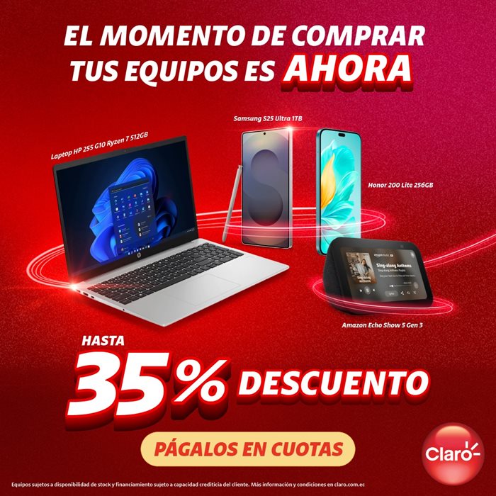 Es momento de comprar en CLARO