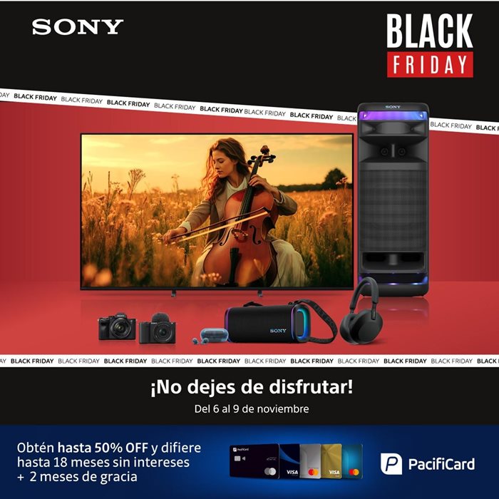 No dejes de disfrutar con SONY y PacifiCard