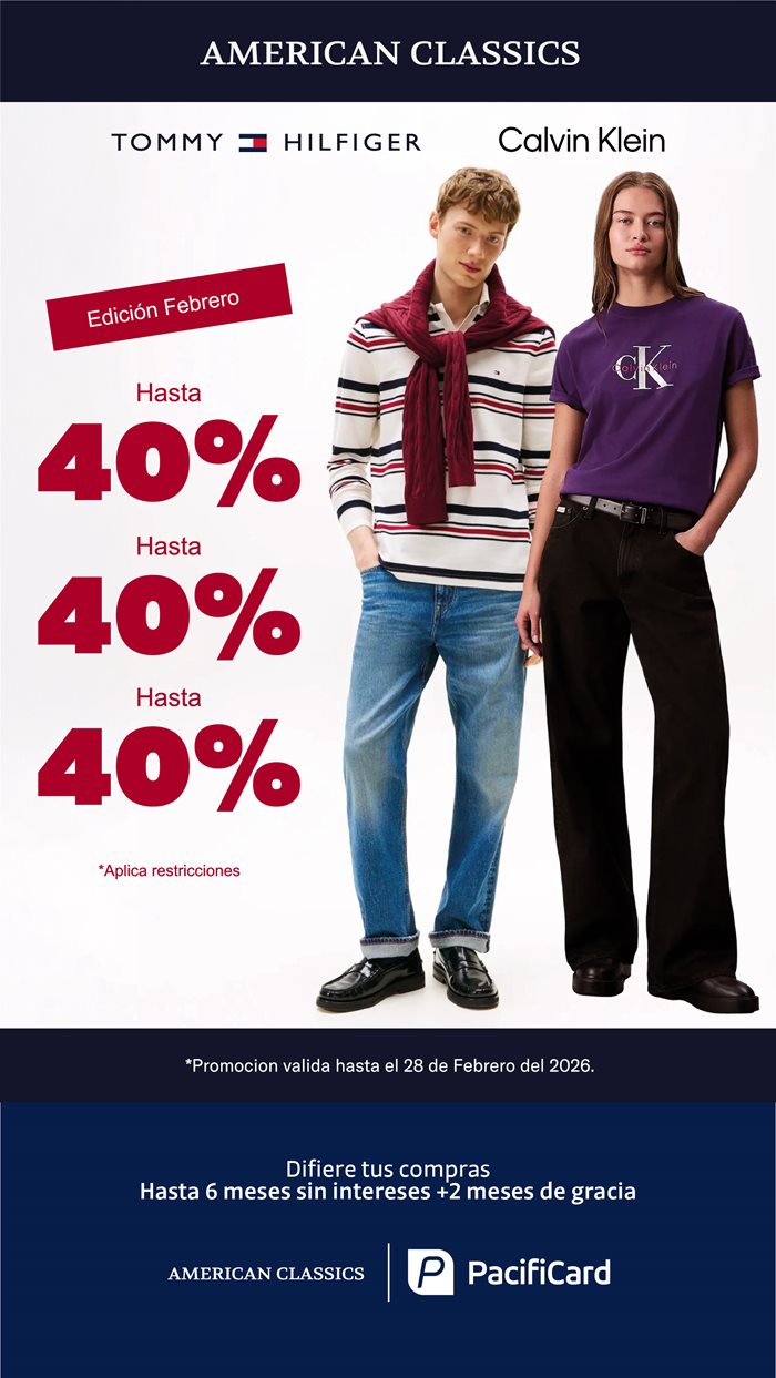 American Classics recibe hasta el 40%  en edición febrero